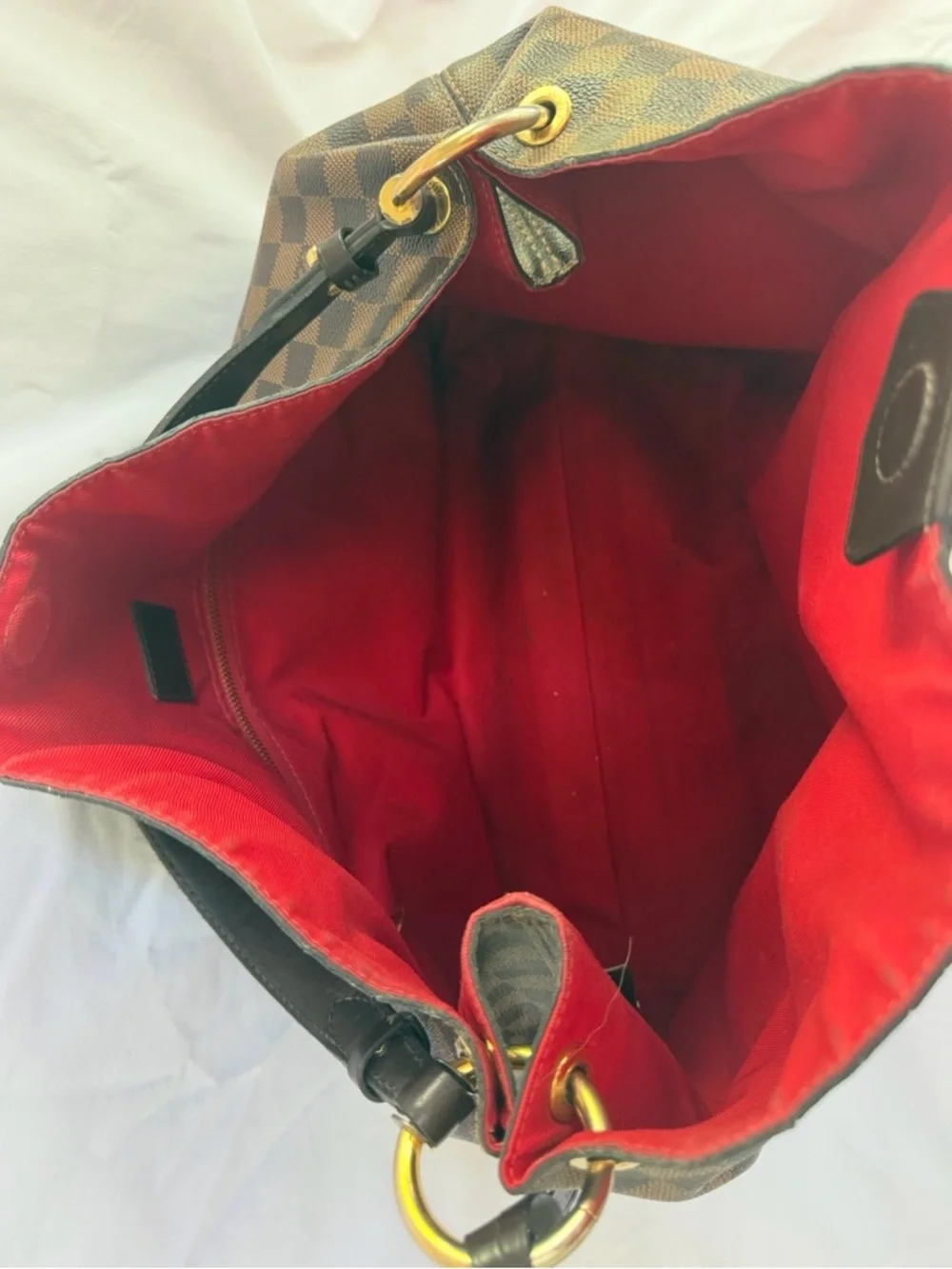 Louis Vuitton Graceful MM Damier Ebene ❤️ w/ Receipt - Picture 12 of 13